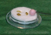 Drei Goldnuggets