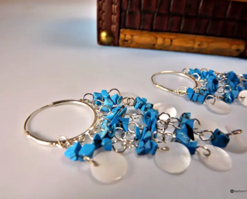 Leichte Ohrringe mit Türkis – zauberhafter Sommerschmuck