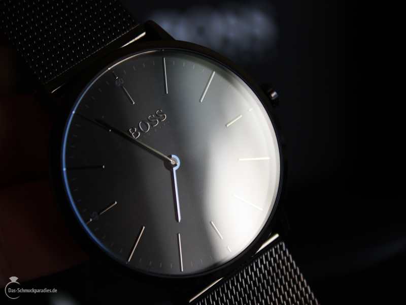 Elegante Boss Herren Armbanduhr in Schwarz